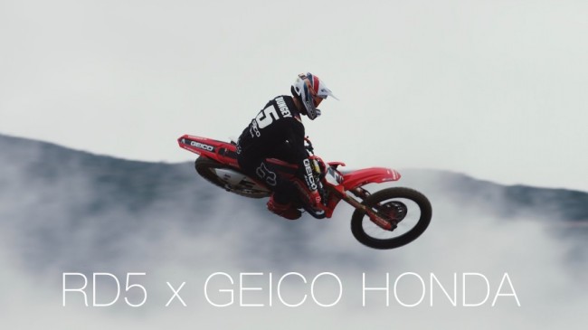 Video: Ryan Dungey for the first time on the Geico Honda