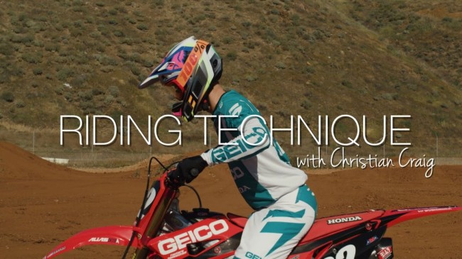 VIDEO: Supercross riding technique with Christian Craig