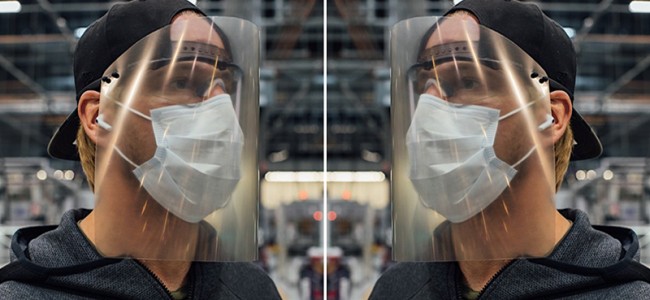 Oakley develops protective visor for healthcare professionals!