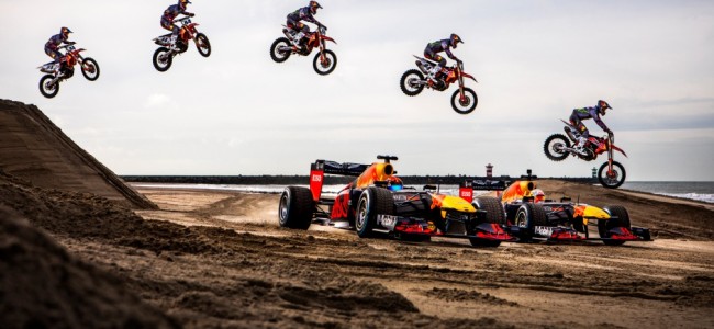 VIDEO: Jeffrey Herlings springt over Max Verstappen!