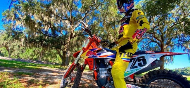 Marvin Musquin is back on the bike!