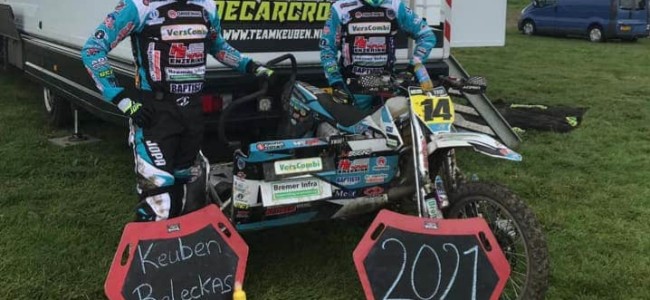 Keuben/Beleckas will also be on the sidecar together in 2021