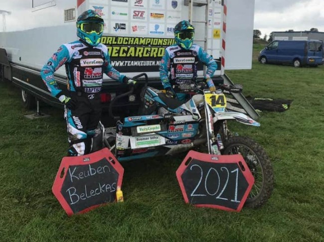 Keuben/Beleckas will also be on the sidecar together in 2021