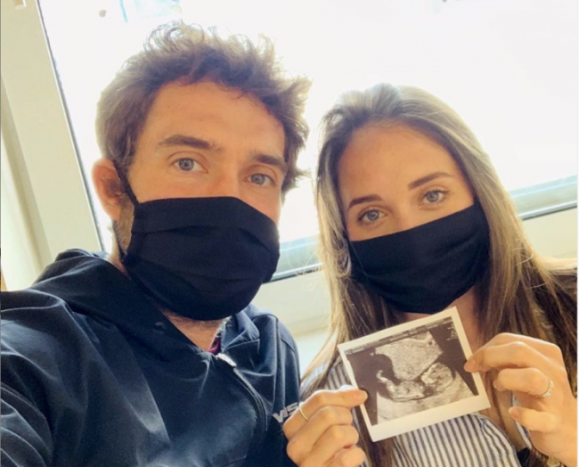 Shaun Simpson becomes a father for the second time