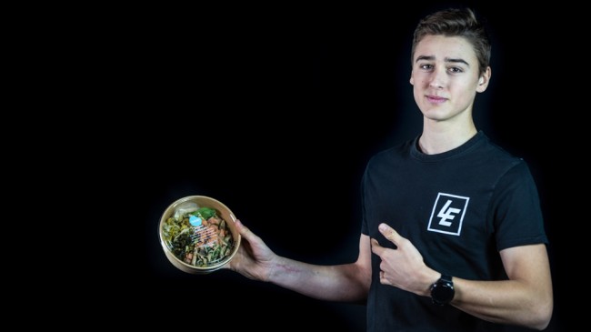 Photo shoot: Foodmaker becomes main sponsor of Liam Everts in 2021