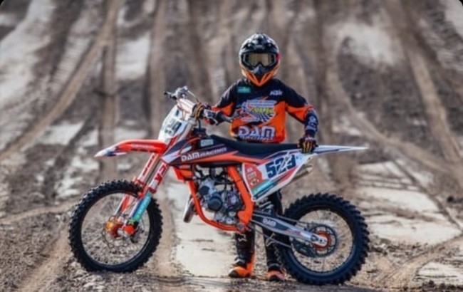 Maxime Lucas with support from KTM Belgium and DAM Racing