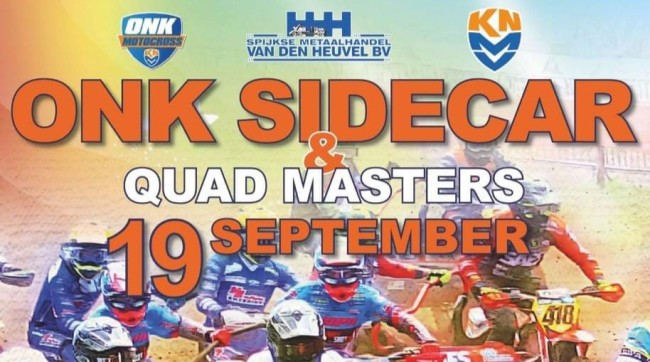 Online ticket sales ONK Sidecar & Quad Masters Oss 19-09 started!