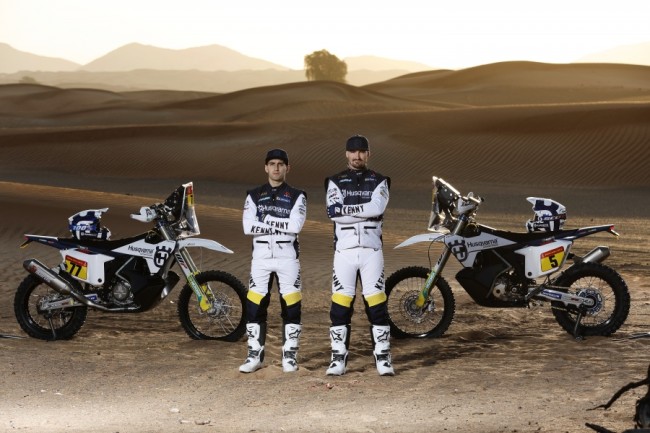 Benavides and Howes with Husqvarna to Dakar Rally