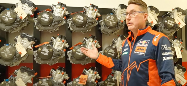 VIDEO: een wandeling door de KTM Race Shop in Murietta