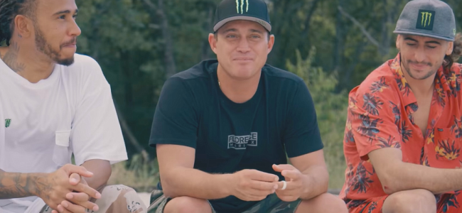 VIDEO: Dylan Ferrandis goes surfing with Lewis Hamilton