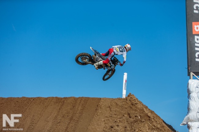 Lucas Coenen at a lonely height in Lommel