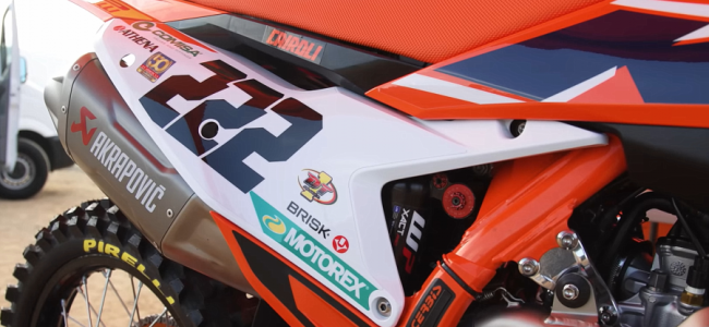 VIDEO: een test met de KTM 450SXF van Antonio Cairoli