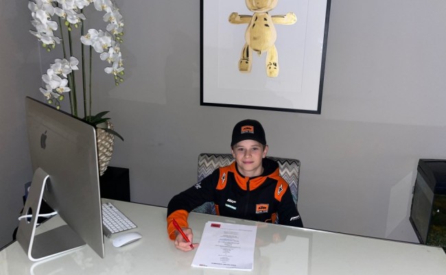 Dean Gregoire verlengt contract met KTM Motorsport