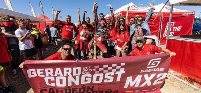 Gerard Congost wins the Spanish MX2 title