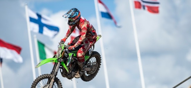 Kevin Horgmo fifth during the Finnish GP