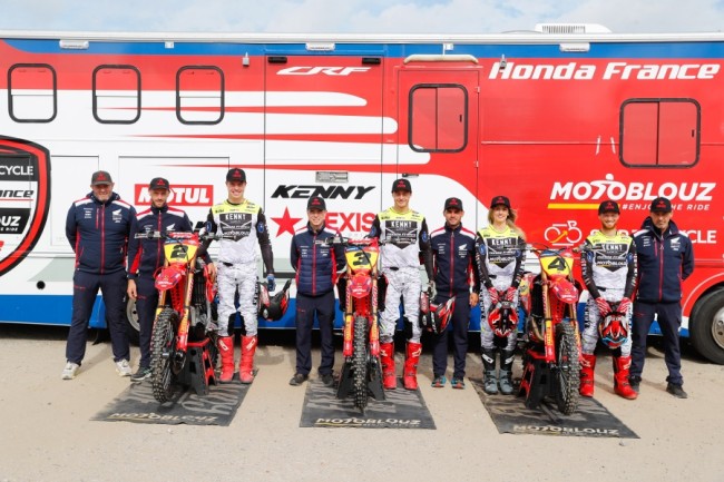 Team SR-Honda with four riders in the CFS