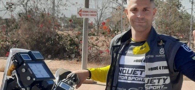 Jérôme Martiny hace un 3er Dakar “a las malas”