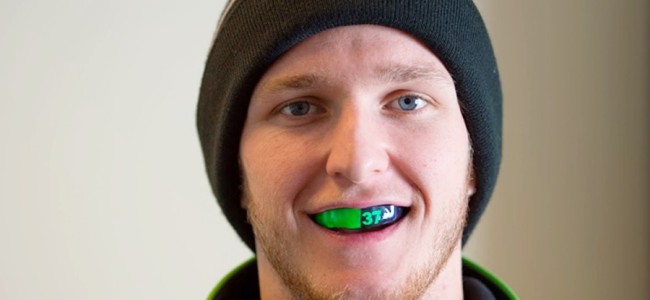 Why should you wear mouthguards as a motocross rider?
