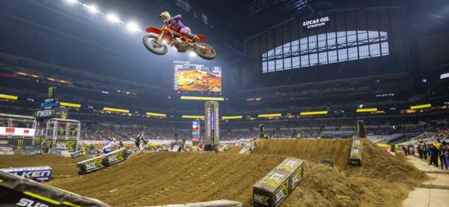 VIDEO: Højdepunkter Supercross Indianapolis 2024