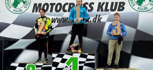 Leppälä wint, Jannes Vos op het podium