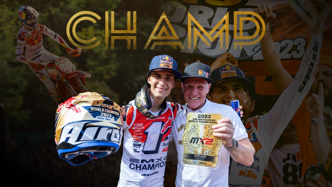 Zo veroverde hij de wereldtitel motocross