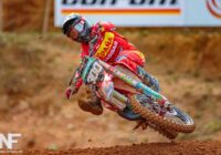 Gyan Doensen takes the lead in the EMX125