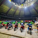 Het zand is binnengebracht in de Westfalenhallen