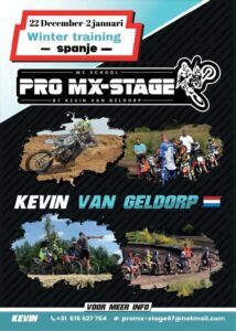 affiche van pro mx stage