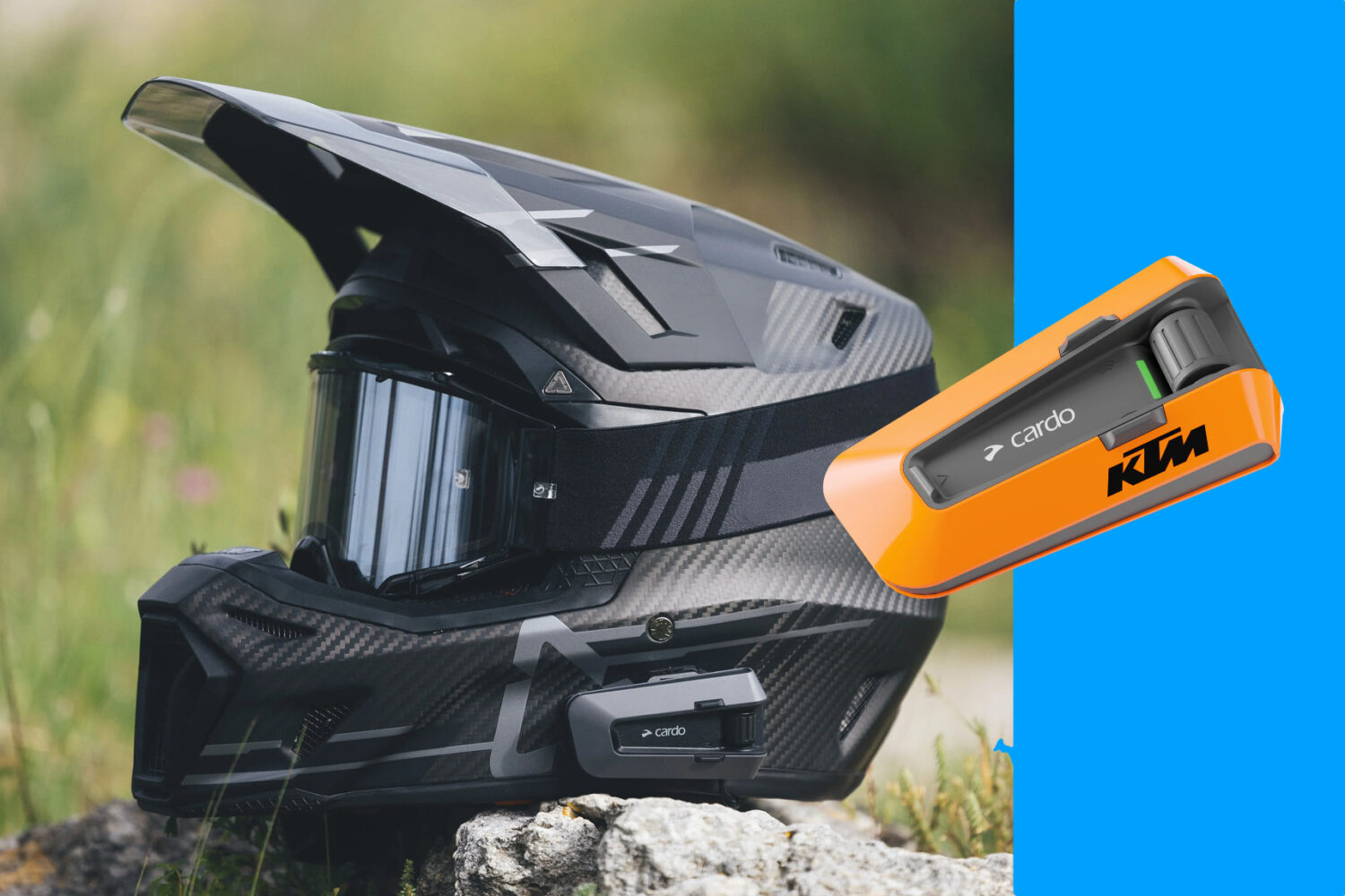 Cardo Systems dirt bike