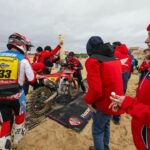 Avontuur Julien Lieber en Motoblouz Honda voorbij