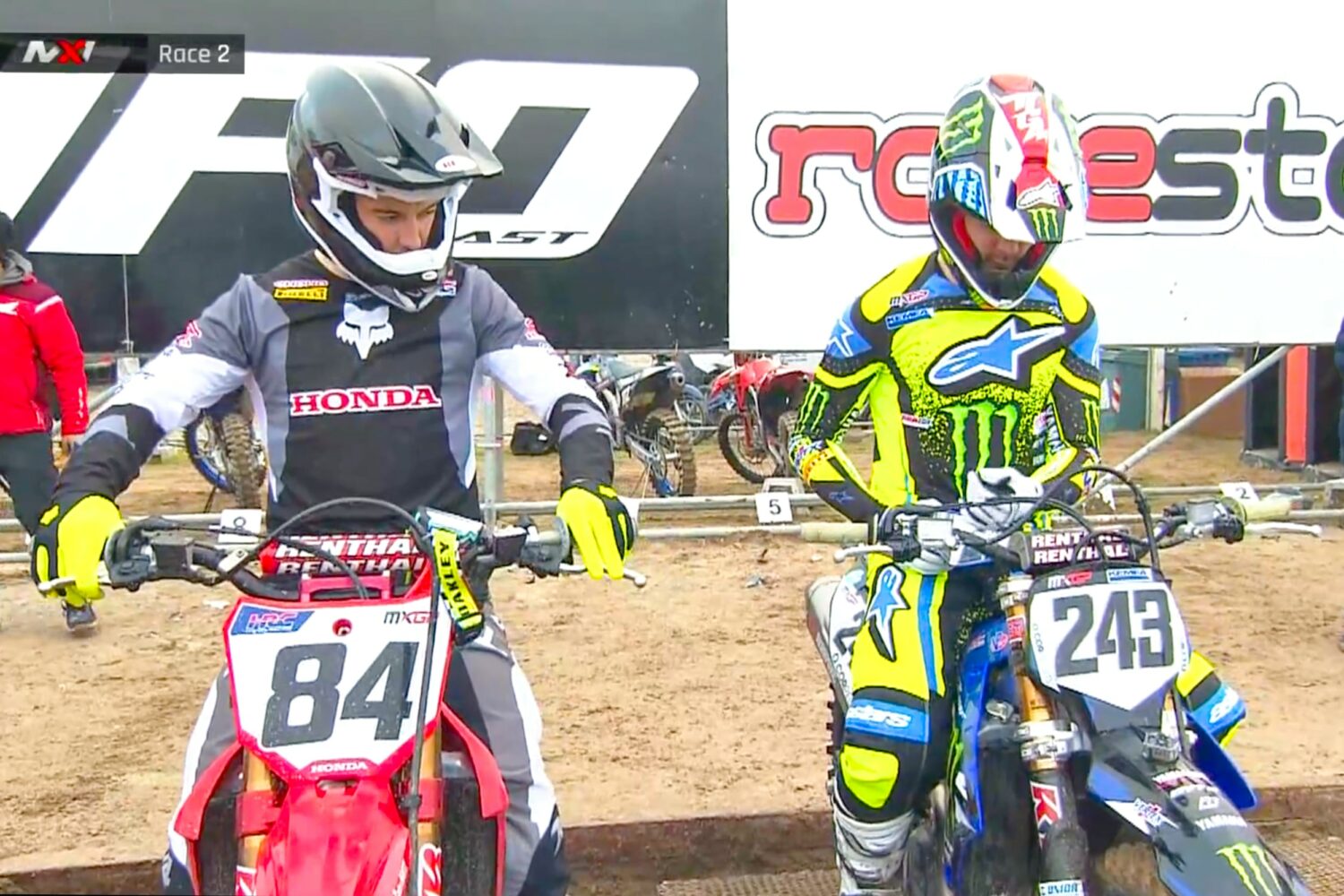 Jeffrey Herlings en Tim Gajser Mantova