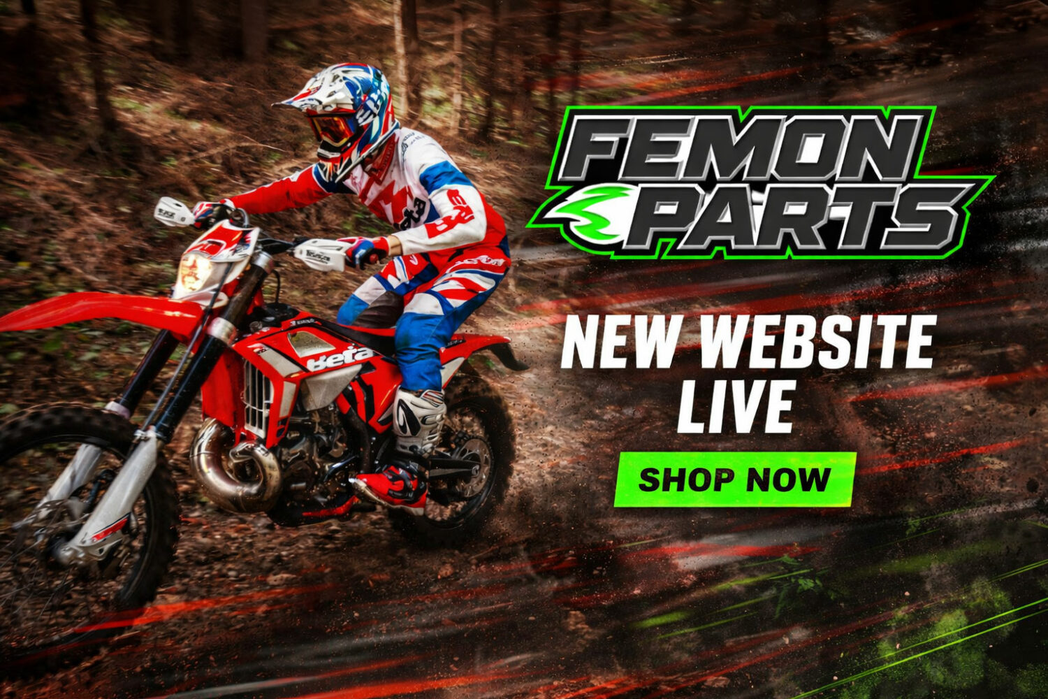 Femon Parts, motocross webshop, enduro, Beta motor, Sherco