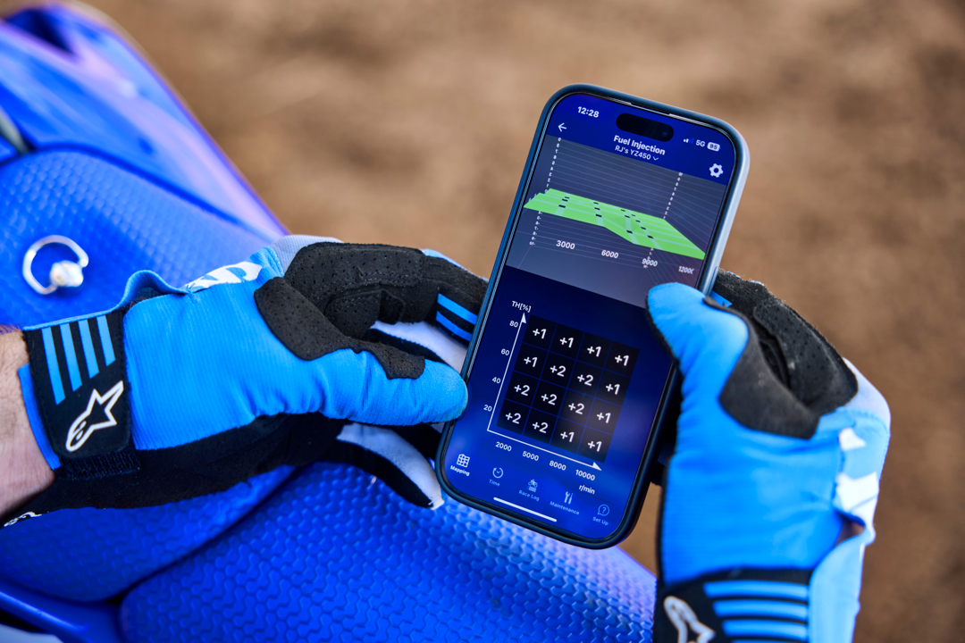 Detailopname van de Yamaha YZ250F 2027