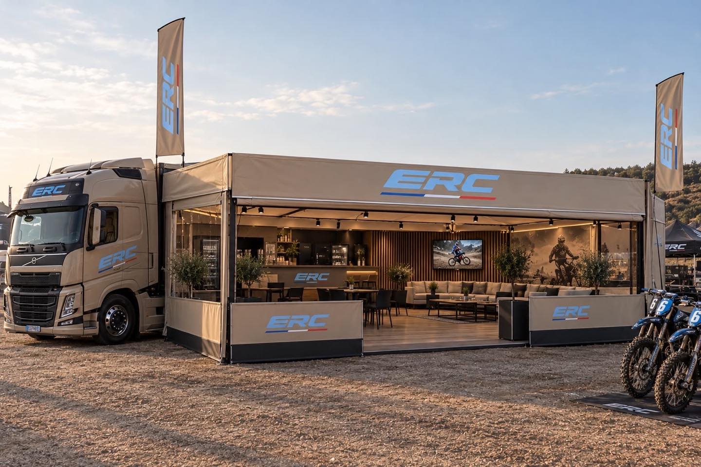 ERC Kawasaki hospitality truck render